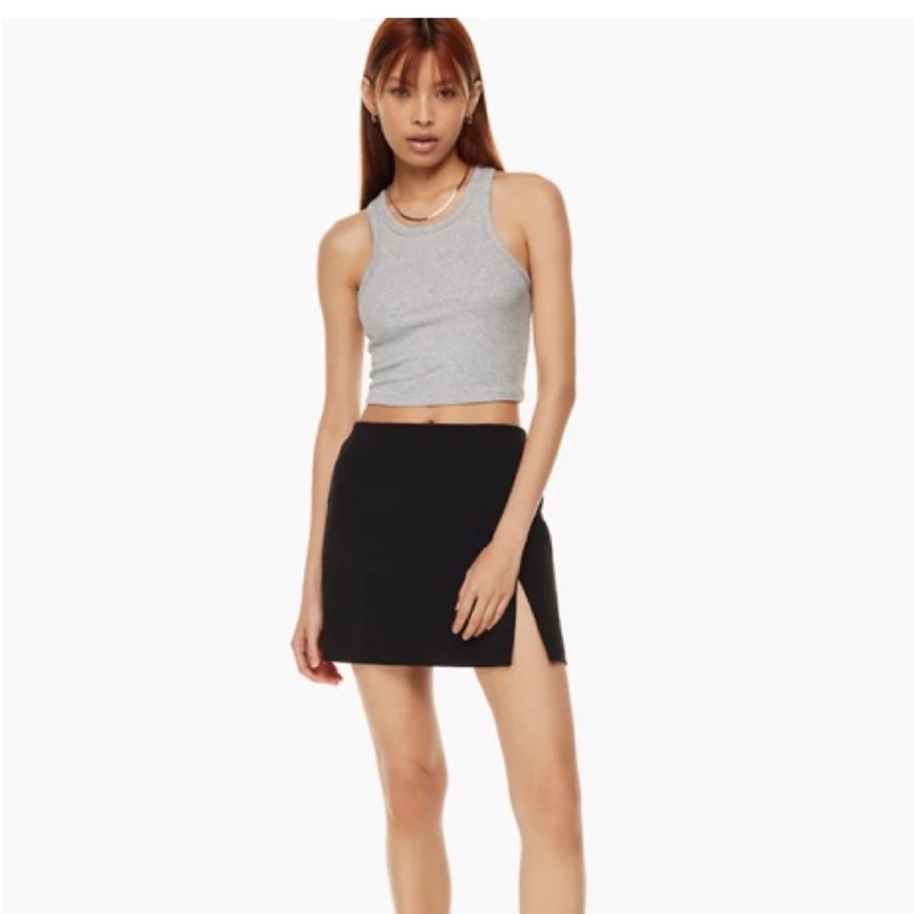 Aritzia Sunday Best Tatiana Black Mini Skirt Size 6